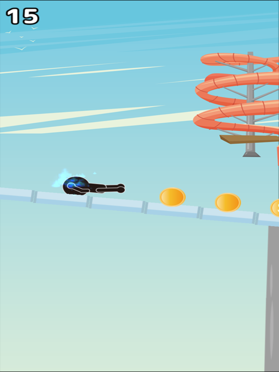 棒人間がウォータースライダー iPad  Screenshots