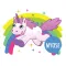 Funny Unicorn MYOSE - Make Your Own Sticker Emoji