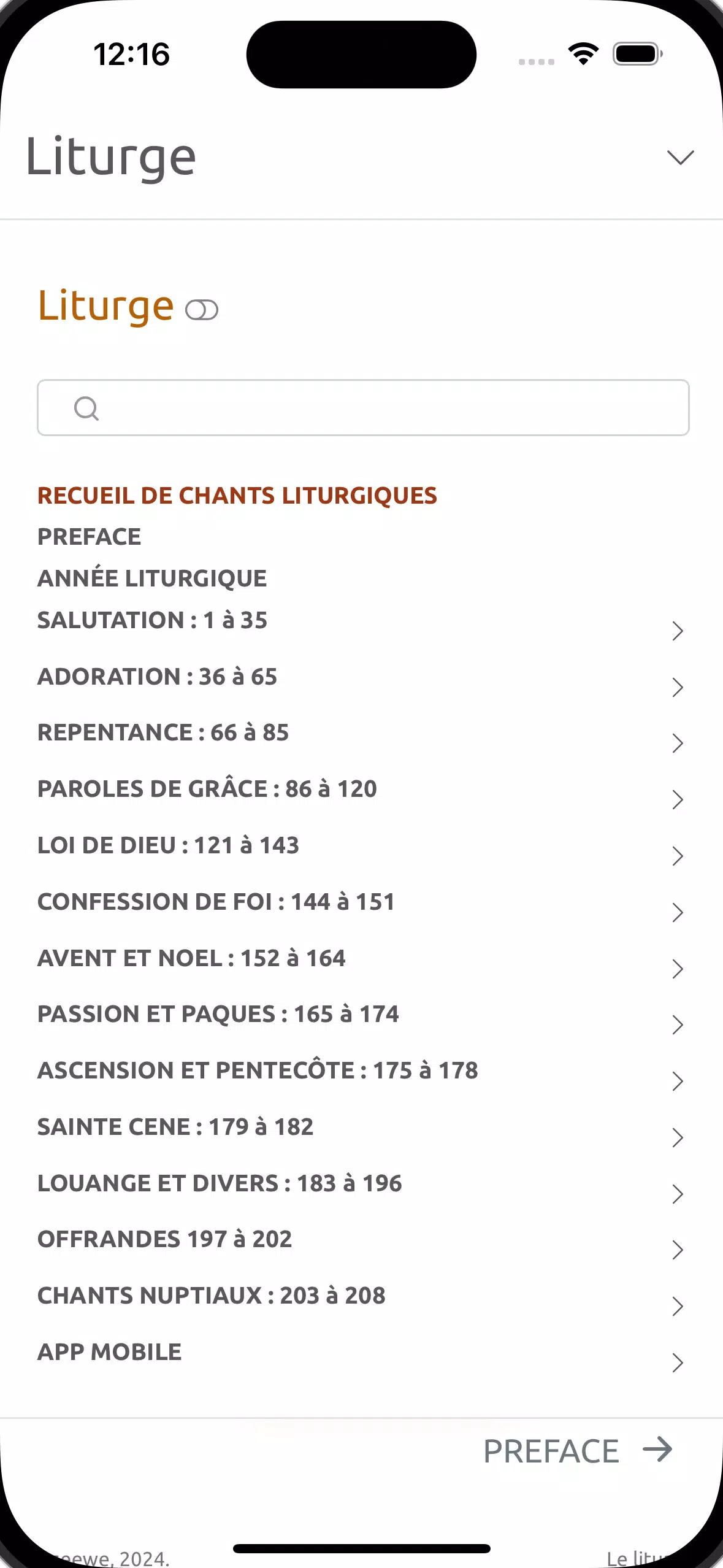 Liturge Screenshots