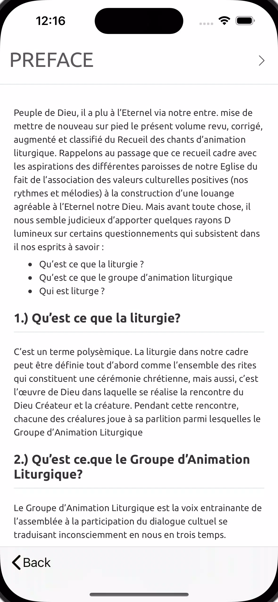 Liturge Screenshots