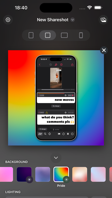 Ảnh chụp màn hình của Frame Screenshots: Shareshot