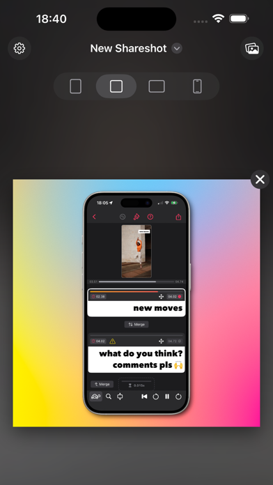 Ảnh chụp màn hình của Frame Screenshots: Shareshot