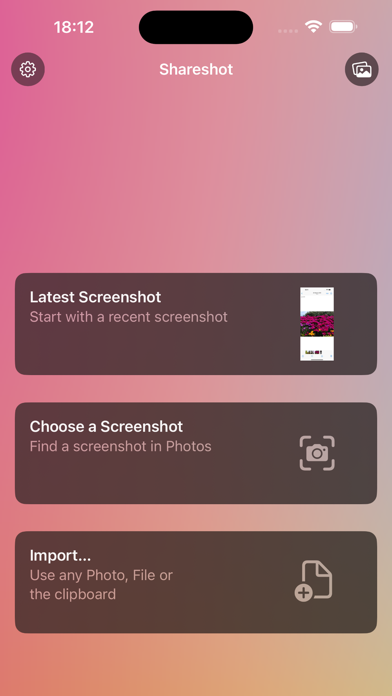 Ảnh chụp màn hình của Frame Screenshots: Shareshot
