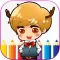 Kids Pets Coloring Book - Finger Paint Learn Game