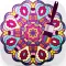 Mandala Coloring Book - Draw Paint Doodle Sketch tool & Coloring book for adults and kids