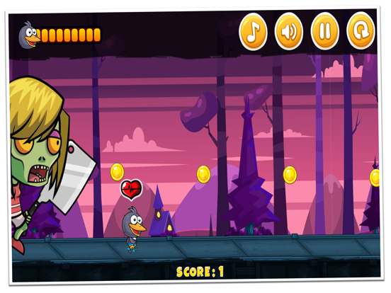 Penguin Dash - Runner Adventure Zombie World iPad Screenshots