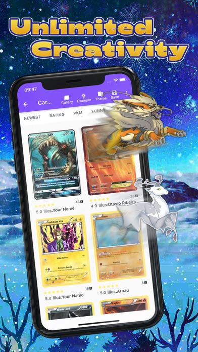 Card Maker Creator for Pokemon Screenshots