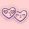 Adorable Heart Stickers