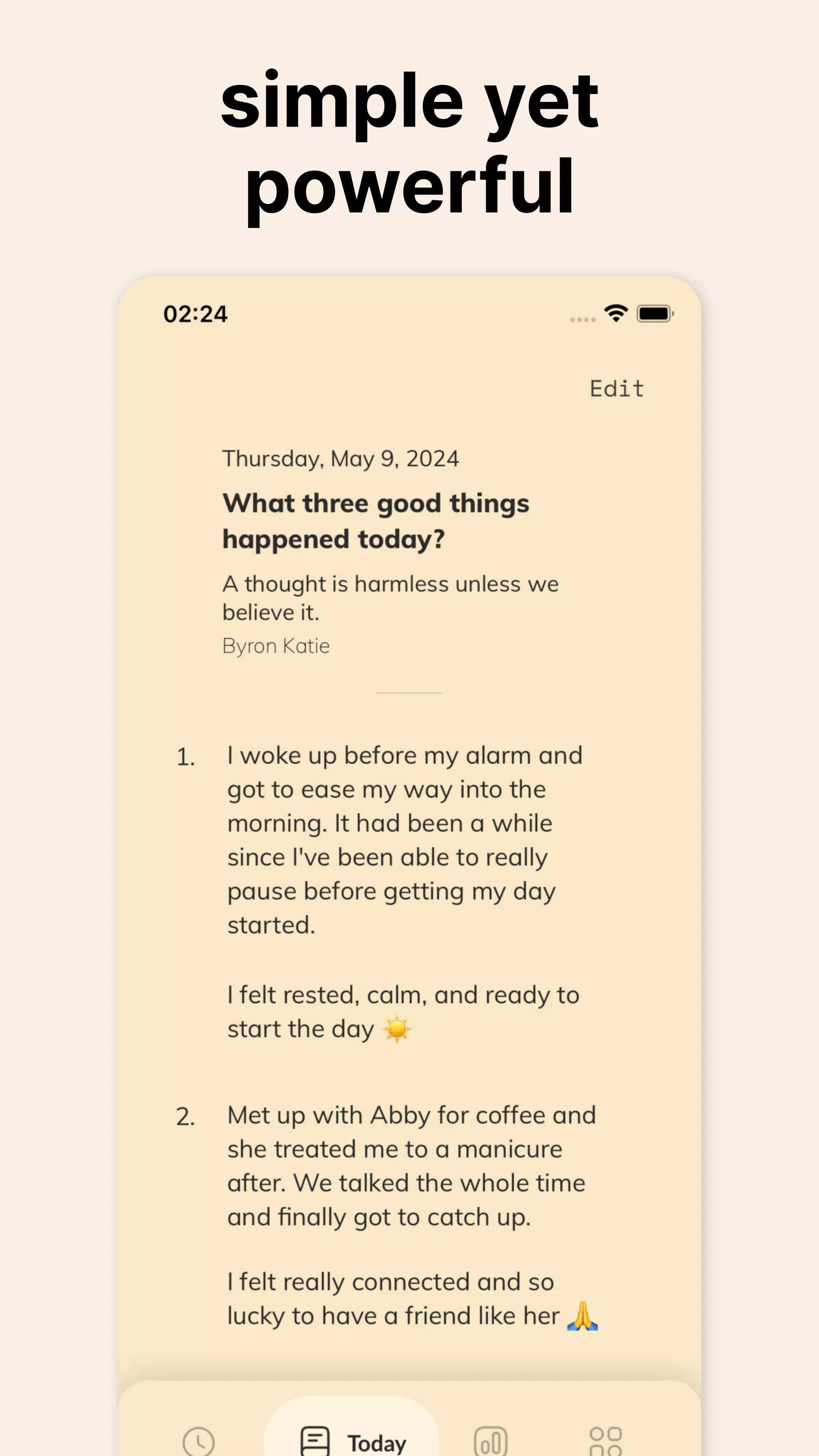 Three Good Things Screenshots