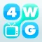 4 Word TV Game - Find the link and guess the TV show