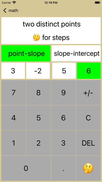 20/20 Straight Line Equations Screenshots