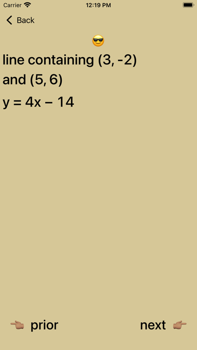 20/20 Straight Line Equations Screenshots