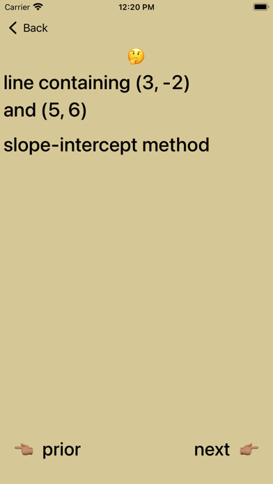 20/20 Straight Line Equations Screenshots