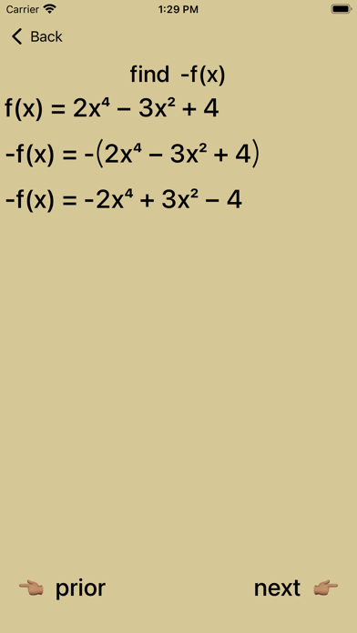 Even and Odd Polynomials Screenshots
