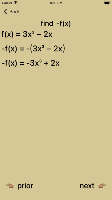 Even and Odd Polynomials Screenshots
