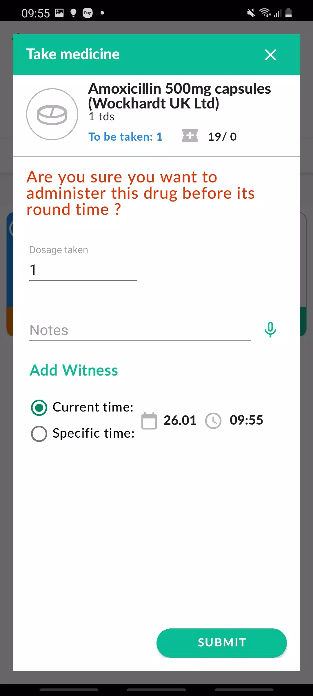 VCARE EMAR App V2 Screenshots