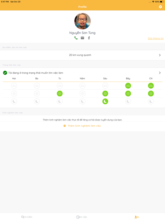 Viec.Co - Việc làm linh hoạt iPad Screenshots