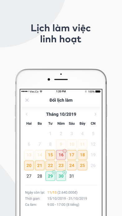 Viec.Co - Việc làm linh hoạt Screenshots