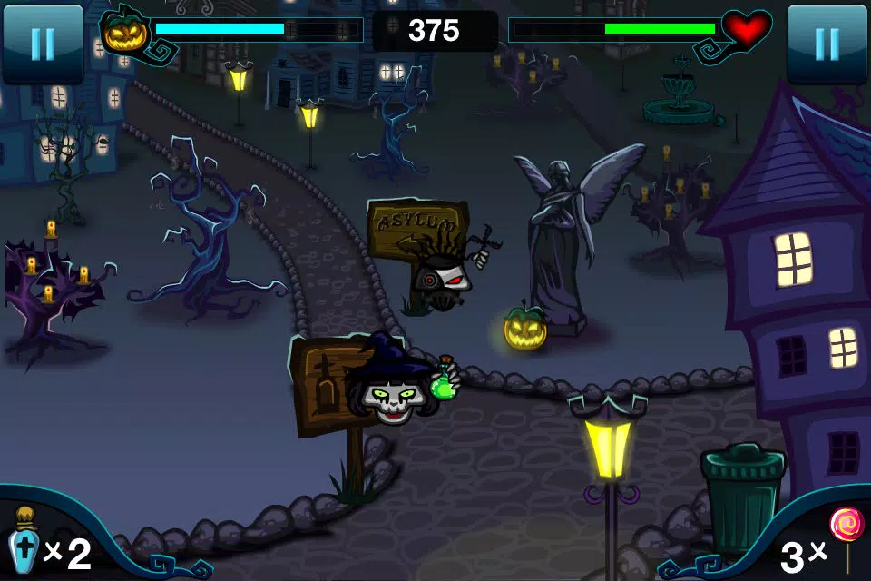 Capturas de tela do Best Squash Halloween HD Lite
