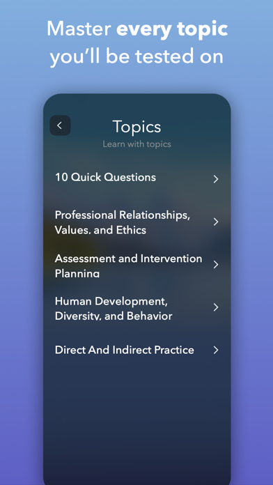 ASWB Master's Exam Prep 2024 Screenshots