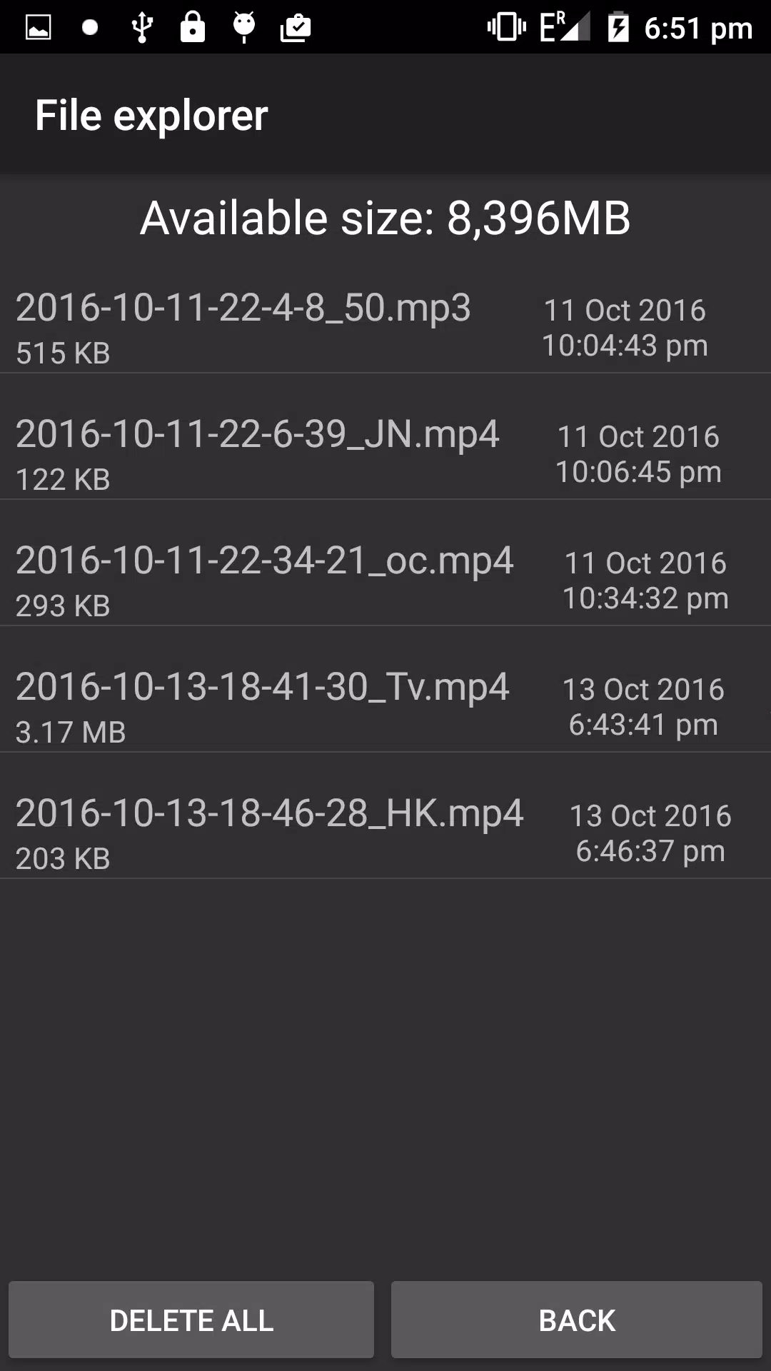 Manager Screenshots