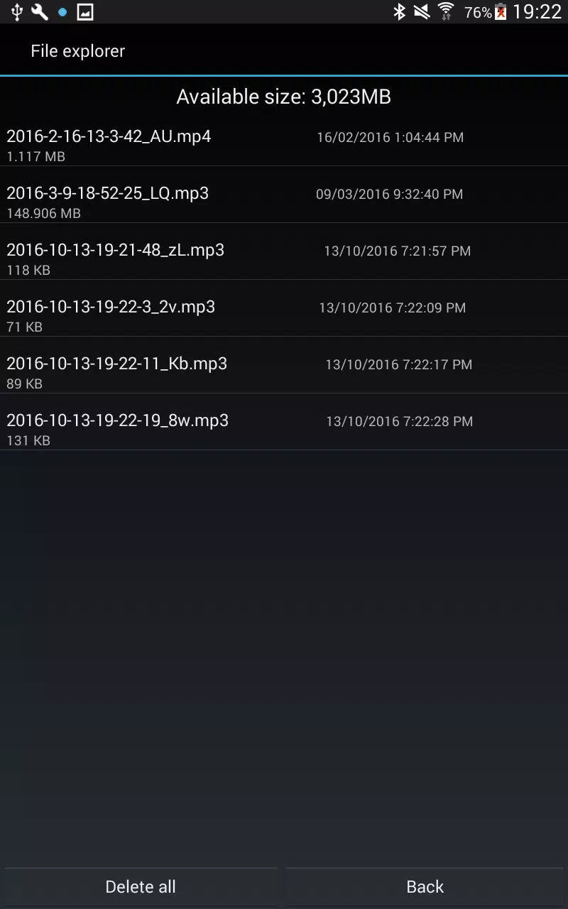Manager Screenshots
