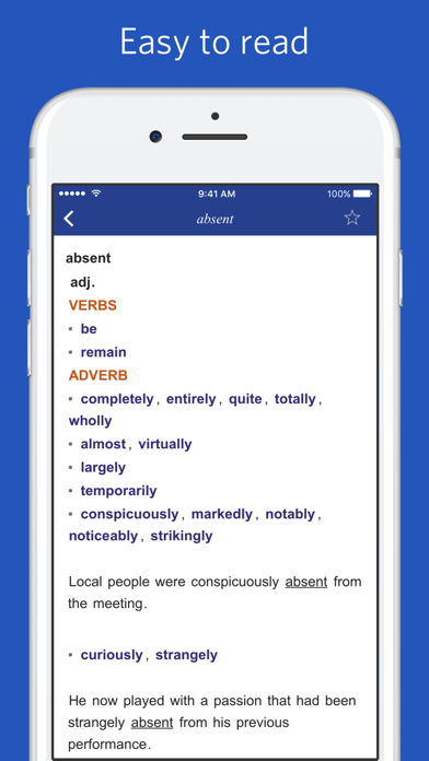 Dictionary of English Collocations Screenshots