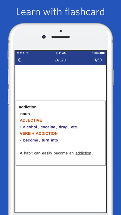 Dictionary of English Collocations Screenshots