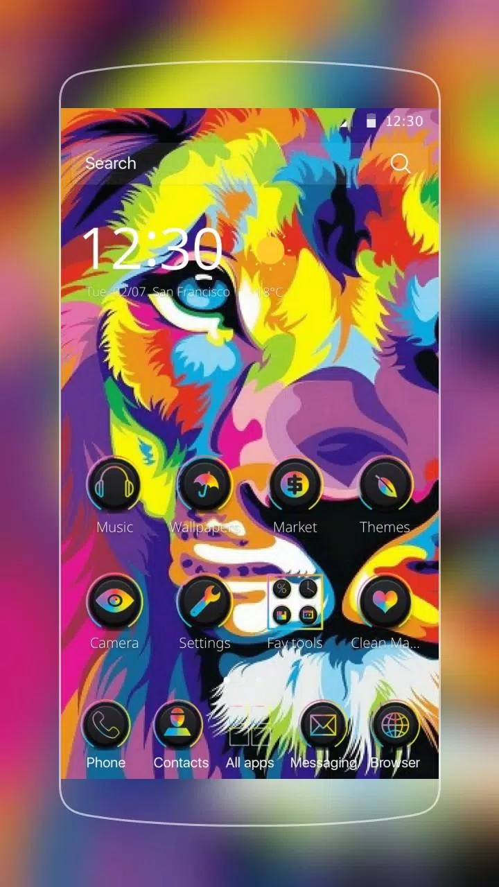 Colorful Lion Theme Screenshots