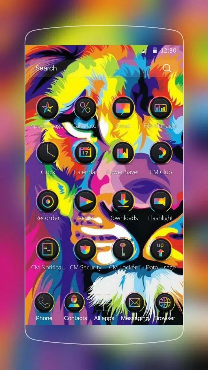 Colorful Lion Theme Screenshots