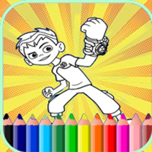 Coloring Pages For Ben Ten Alines