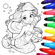 Mermaid Coloring:Mermaid games Mermaid Coloring:Mermaid games