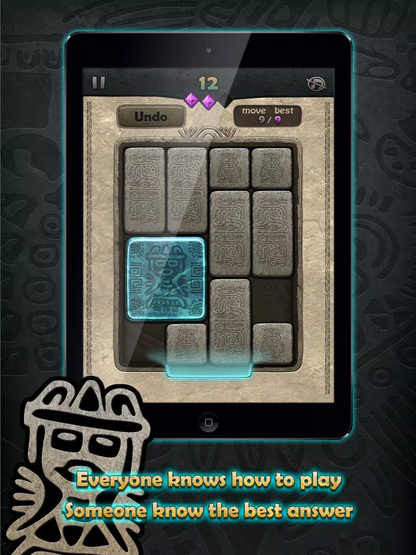 Maya Klotski Unblock Big Block Game with Solver iPad Screenshots