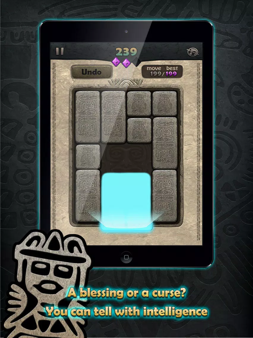Maya Klotski Unblock Big Block Game with Solver iPad Screenshots