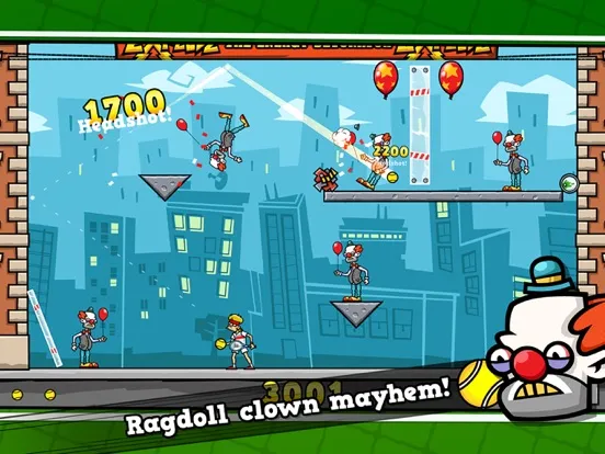 Clowns in the Face iPad स्क्रीनशॉट