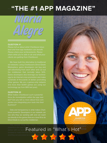 App Marketer Magazine - The Ultimate Guide To Indie iPhone App Game Development, Programming, Design And Marketing That Mobile Entrepreneurs Have Wired In Their Business To Double Downloads And Make A Fortune iPad Screenshots