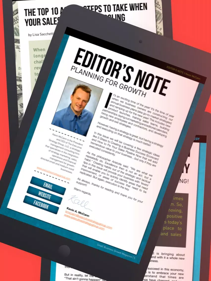 Small Business Growth Mag iPad Screenshots