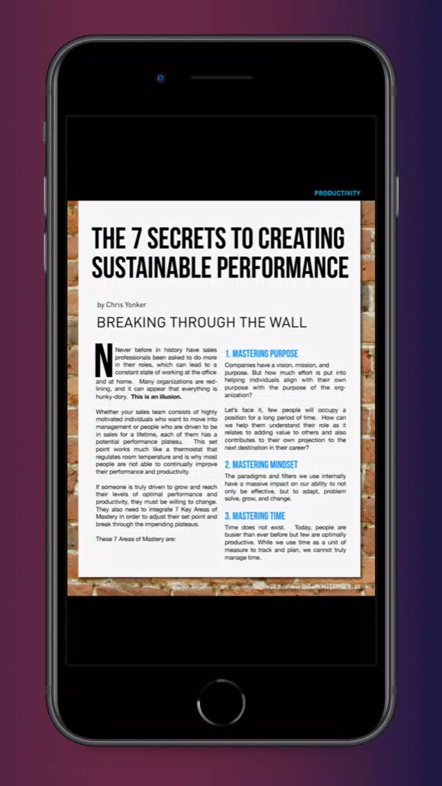 Small Business Growth Mag Screenshots
