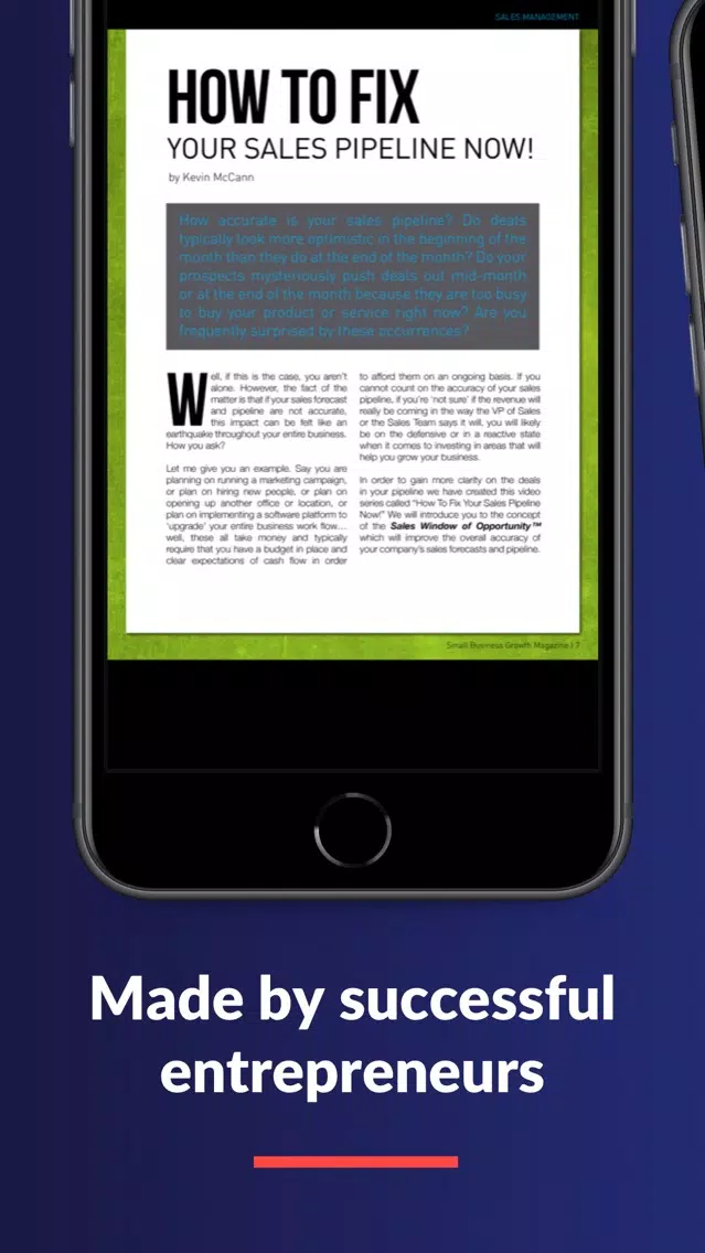 Small Business Growth Mag Screenshots