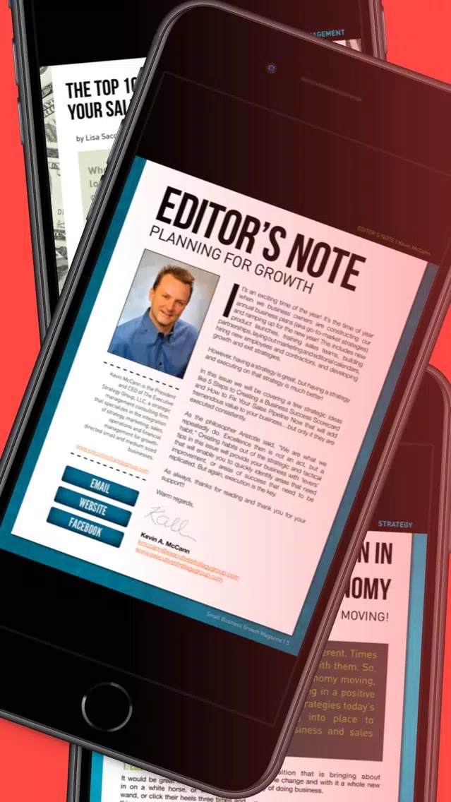 Small Business Growth Mag Screenshots