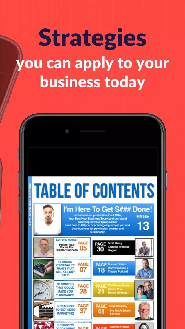 Small Business Growth Mag Screenshots