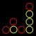 4 in a line