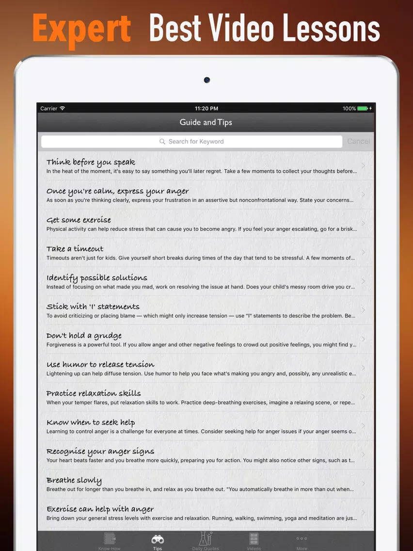 How to Manage Your Anger-Dance of Anger iPad Screenshots