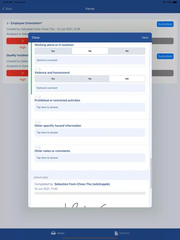 1Life - Contractors iPad Screenshots