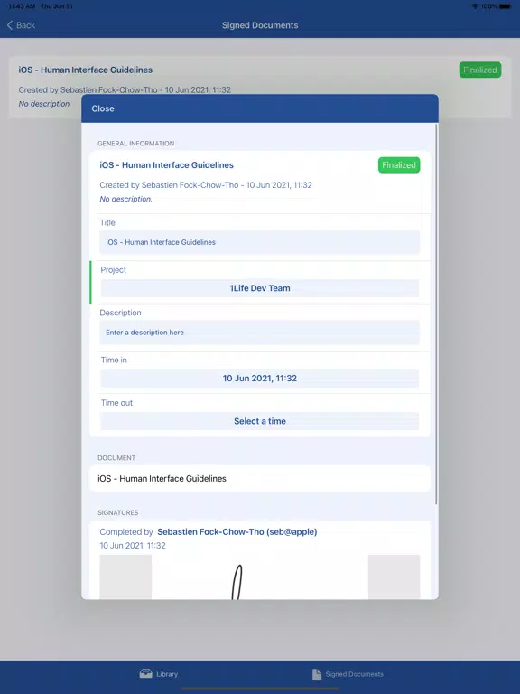 1Life - Contractors iPad Screenshots