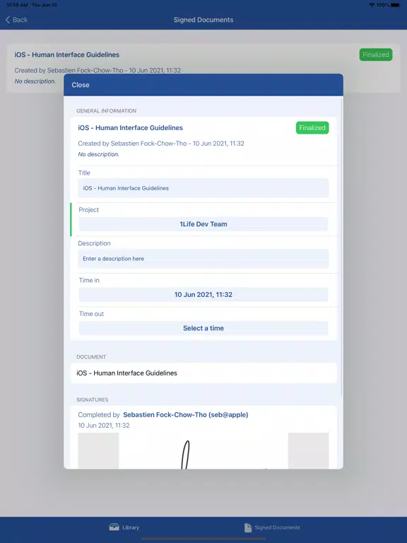 1Life - Contractors iPad Screenshots