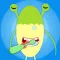 Mr. J likes to brush his teeth