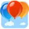 Mr J blows balloon