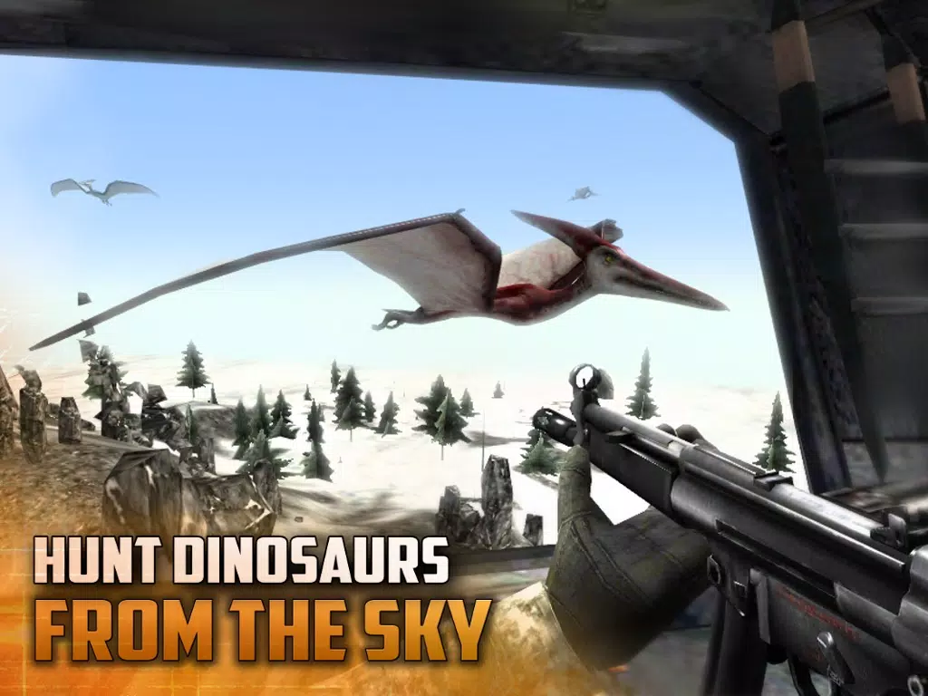 ภาพหน้าจอของ Dino Gunship: Airborne Hunter Pro iPad 