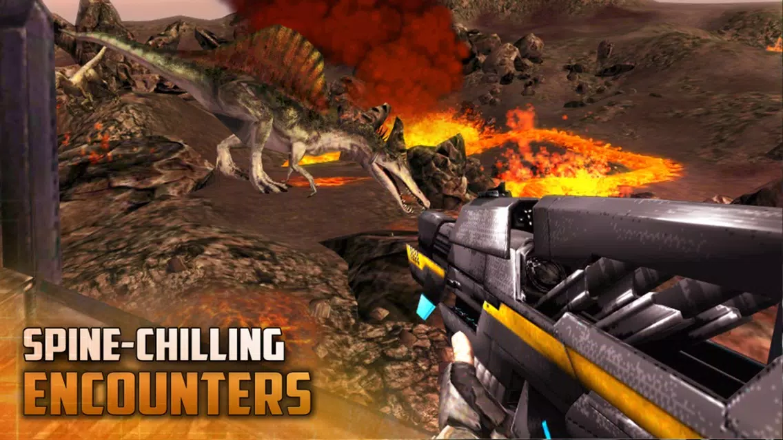 ภาพหน้าจอของ Dino Gunship: Airborne Hunter Pro